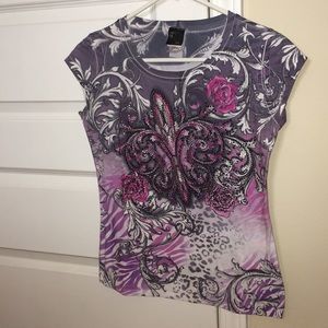 Sarah Mode Bedazzled top with patterns